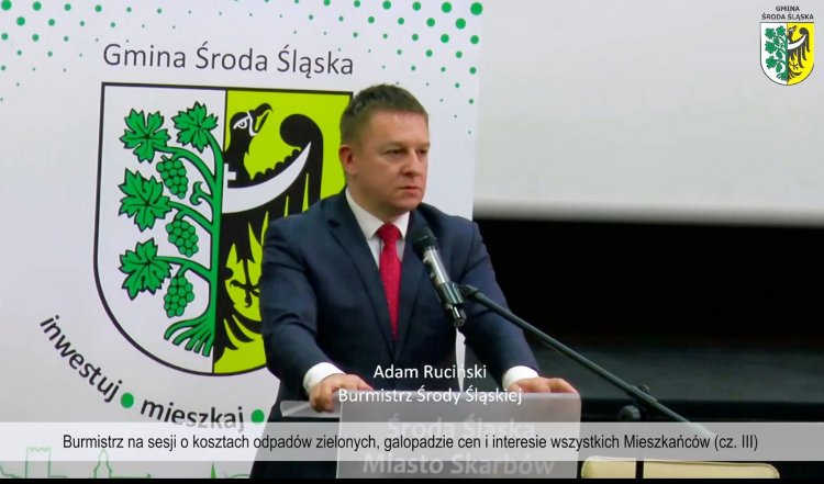 Burmistrz na sesji o kosztach odpadów zielonych, galopadzie cen i interesie wszystkich Mieszkańców (wideo) – cz. III