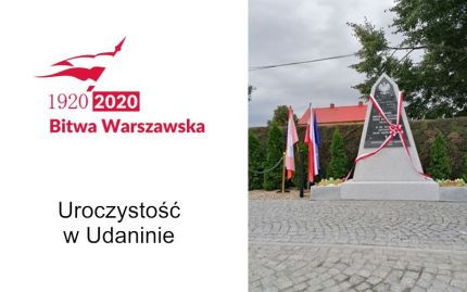 100-lecie Bitwy Warszawskiej. Uroczystość w Udaninie (na żywo)