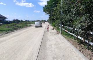 Trwa przebudowa drogi Lutynia-Zakrzyce-Gałów / fot. Gmina Miękinia