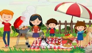 Piknik integracyjny w szkole w Udaninie