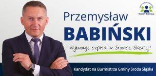 Przemysław Babiński - kandydat na burmistrza Środy Śląskiej