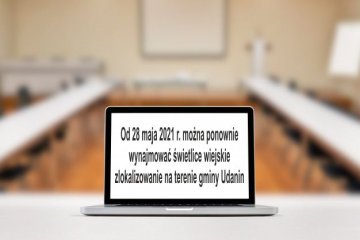 Informacja w sprawie wynajmu świetlic wiejskich na terenie gminy Udanin