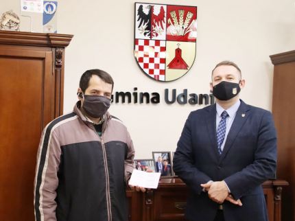 Mieszkaniec gminy Udanin uhonorowany odznaką "Zasłużony dla rolnictwa"