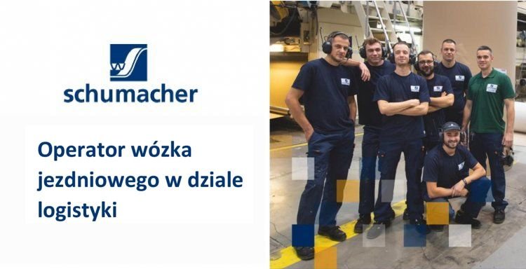 Schumacher Packaging zatrudni operatora wózka jezdniowego w dziale logistyki