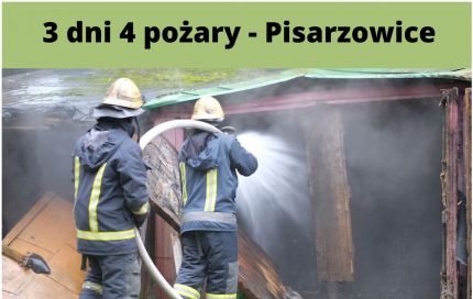 Płonące Pisarzowice - raport strażaków