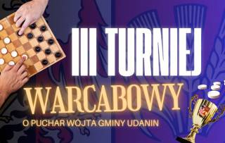 Trwają zapisy na III Turniej Warcabowy o Puchar Wójta Gminy Udanin
