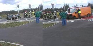 Następny wypadek na obwodnicy Miękini