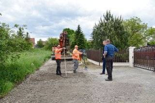 Remont nawierzchni ul. Bocznej w Rachowie