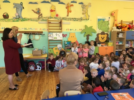 Rozstrzygnięcie konkursu i rozwijanie czytelnictwa w przedszkolu w Ciechowie