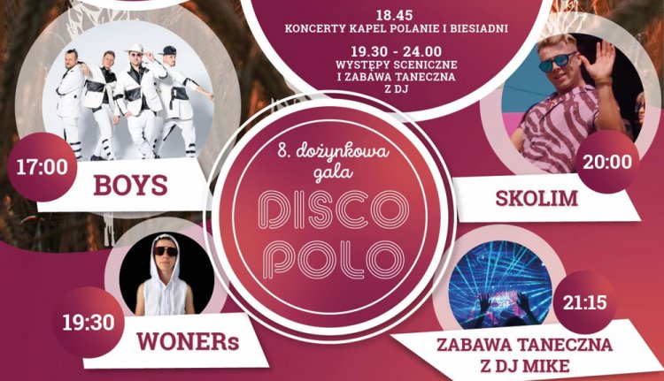 Dożynki Gminne w Szczepanowie z Galą Disco Polo. Gwiazdą zespół Boys!