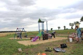 Kolejne place zabaw w gminie Udanin