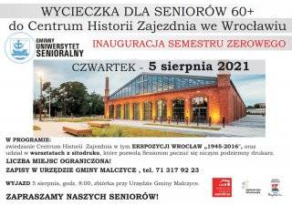 Bezpłatna wycieczka dla Seniorów!