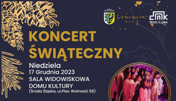 Koncert świąteczny w Domu Kultury w Środzie Śląskiej