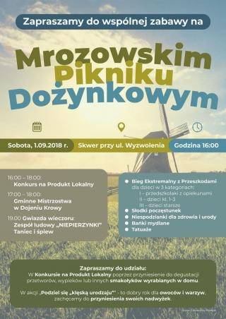 Wkrótce Mrozowski Piknik Dożynkowy