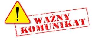 Informacja sprzed chwili!