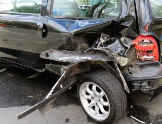 Kolizja kilku samochodów w Wilkszynie