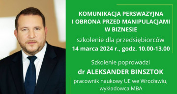 Średzki Inkubator Przedsiębiorczości zaprasza na szkolenie