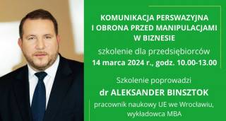 Średzki Inkubator Przedsiębiorczości zaprasza na szkolenie