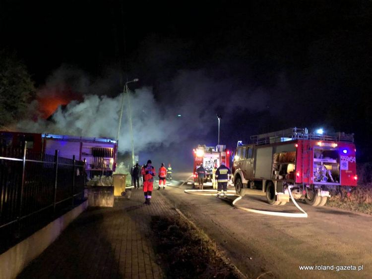 Tragedia w Malczycach. Spalił się dom jednorodzinny