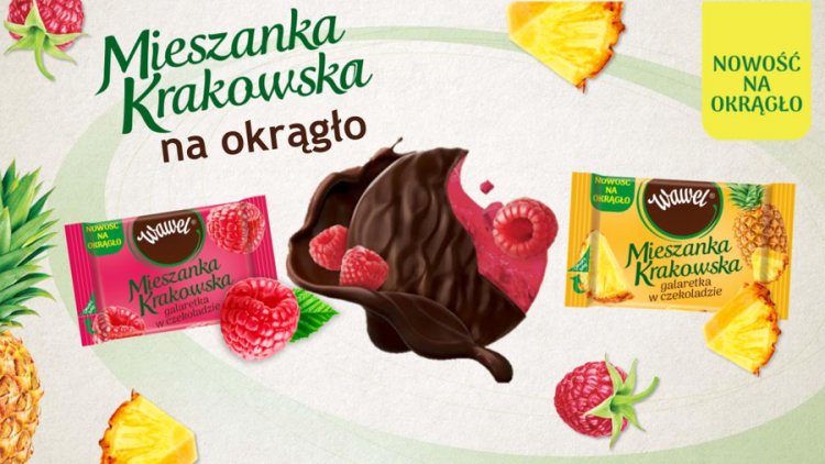 Mieszanka Krakowska na okrągło – galaretki w czekoladzie w nowej odsłonie