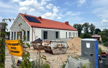Budowa Ośrodka Zdrowia w Malczycach / fot. Gmina Malczyce