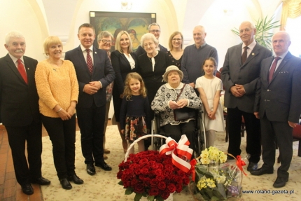 Na 100. urodzinach Pani Zofii Budziszewskiej