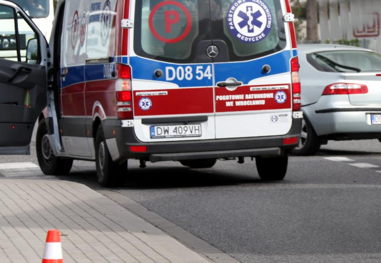 Zderzenie ciężarówek we Wróblowicach. Jeden z kierowców trafił do szpitala