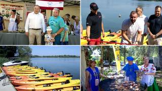 Sezonowa wypożyczalnia kajaków w Prężycach oficjalnie otwarta / fot. Gmina Miękina