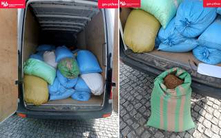 Tona nielegalnego tytoniu wykryta podczas rutynowej kontroli na A4