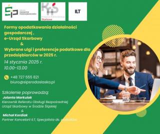 Bezpłatne szkolenie dla lokalnych przedsiębiorców