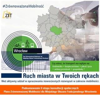 Plan Zrównoważonej Mobilności – podsumowanie II etapu konsultacji