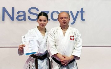 Emilia Wysocka i sensei Bogusław Boczniewicz