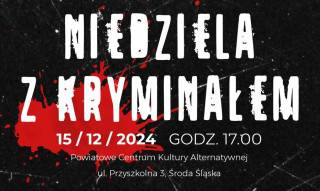 Niedziela z kryminałem - spotkanie nie do końca autorskie