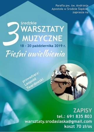 Zapraszamy do udziału w 3. Warsztatach Muzycznych. Zapisy trwają!