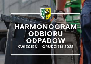 Harmonogram odbioru odpadów w gminie Środa Śląska