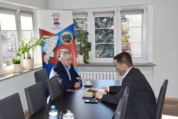 Urząd Gminy Malczyce odwiedził sekretarz generalny Związku Gmin Wiejskich