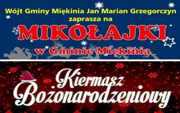 Mikołajki i Kiermasz Bożonarodzeniowy w Miękini