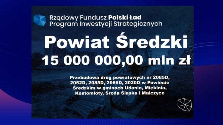 Powiat Średzki ogłosił przetarg na powiatowo-gminne inwestycje