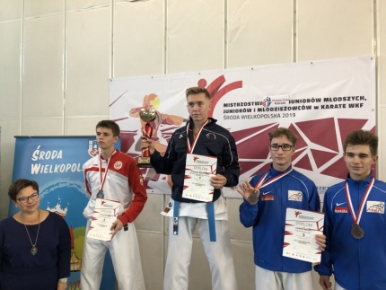 1 miejsce dla Bartka Babińskiego na Mistrzostwach Polskiej Unii Karate