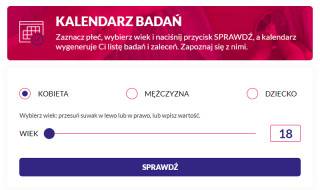 Zaplanuj zdrowie w nowym roku z kalendarzem badań Akademii NFZ