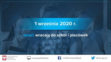 Bezpieczny powrót do szkół czyli nowy rok szkolny w okresie pandemii