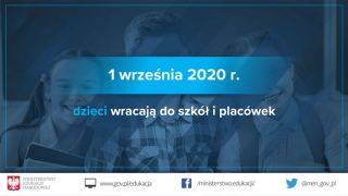 Bezpieczny powrót do szkół czyli nowy rok szkolny w okresie pandemii
