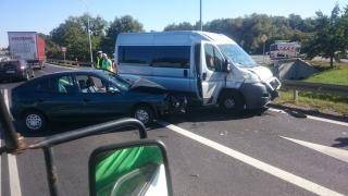 Wypadek w Środzie Śląskiej. Dwie osoby trafiły do szpitala