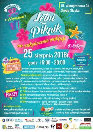 Letni Piknik na zakończenie wakacji