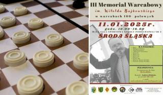 Zapraszamy na Memoriał Warcabowy w Środzie Śląskiej!