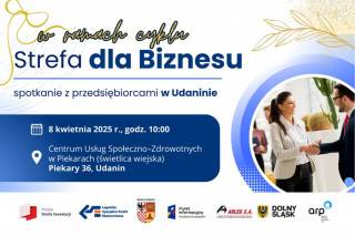 Strefa dla Biznesu - spotkanie z przedsiębiorcami w Gminie Udanin