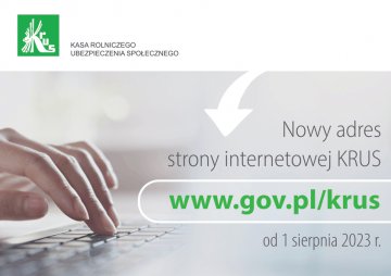 Nowy adres strony internetowej KRUS