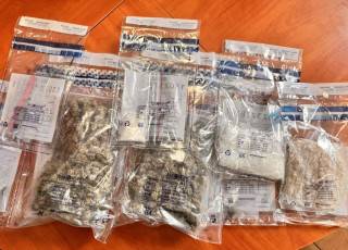 28-latek posiadał znaczne ilości środków odurzających / fot. KPP w Środzie Śląskiej