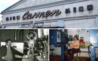 Wieloletni kinooperator w średzkich kinach, pan Ireneusz Janik / fot. archiwum Rolanda