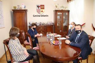 Wójt gminy Udanin spotkał się z dyrektorami szkół
